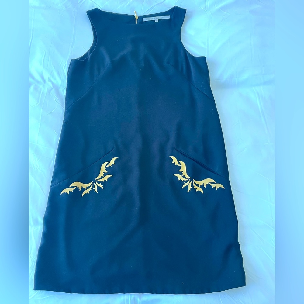 Rachel Roy, size 0, black tank, mini dress with two front pockets
